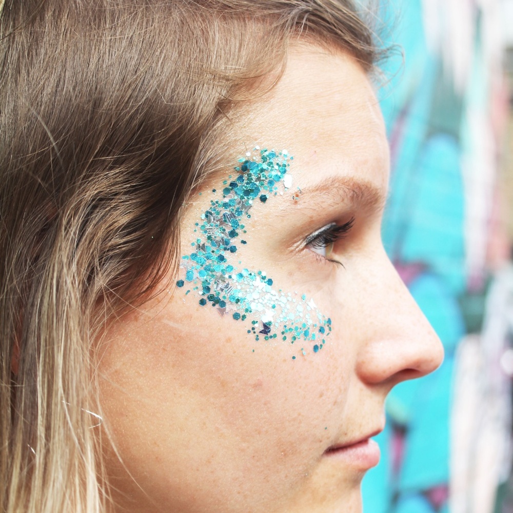 Turquoise Cosmetiv Festival Chunky Glitter - Picture 2 of 3
